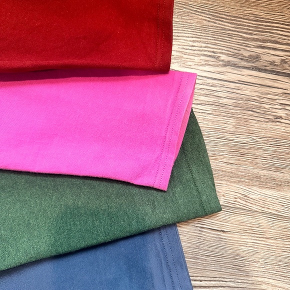 Pact Organic leggings, set of four: green, blue, pink, red - Picture 3 of 3